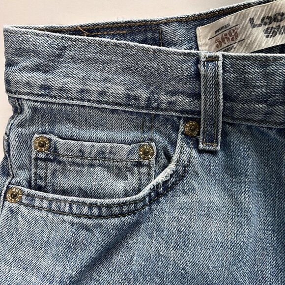 Levis 569 Loose Straight Denim Jeans 10 Reg Cotton 25x25 Meas 25x25 - Picture 11 of 14